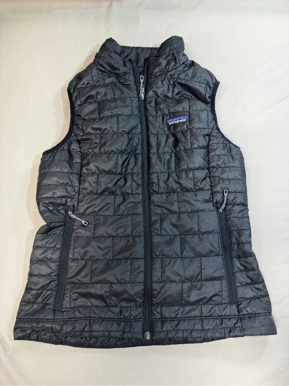 Patagonia Nano Puff Vest Womens Size Small Black PrimaLoft Insulated Quilted